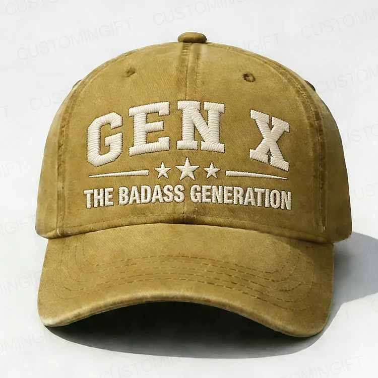 Gen X The Badass Generation Embroidery Cap