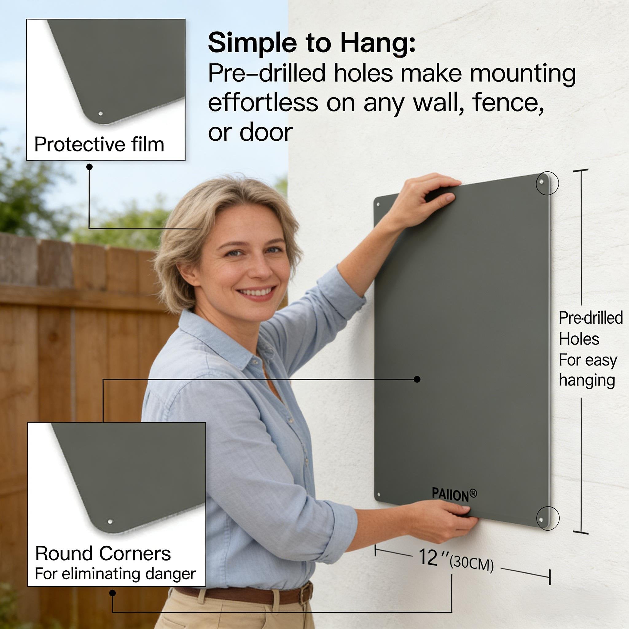 Funny "Cat & Dog Has a Gun & Won't Take Meds" Aluminum Sign