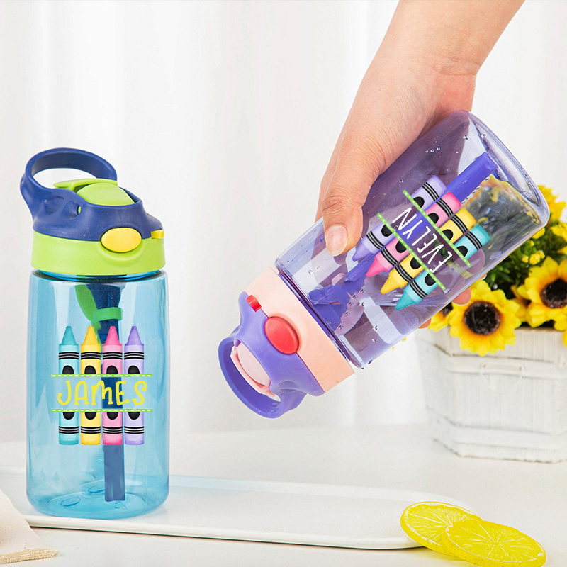 Personalised BPA Free 16oz Kid Water Bottles | YouBottle74