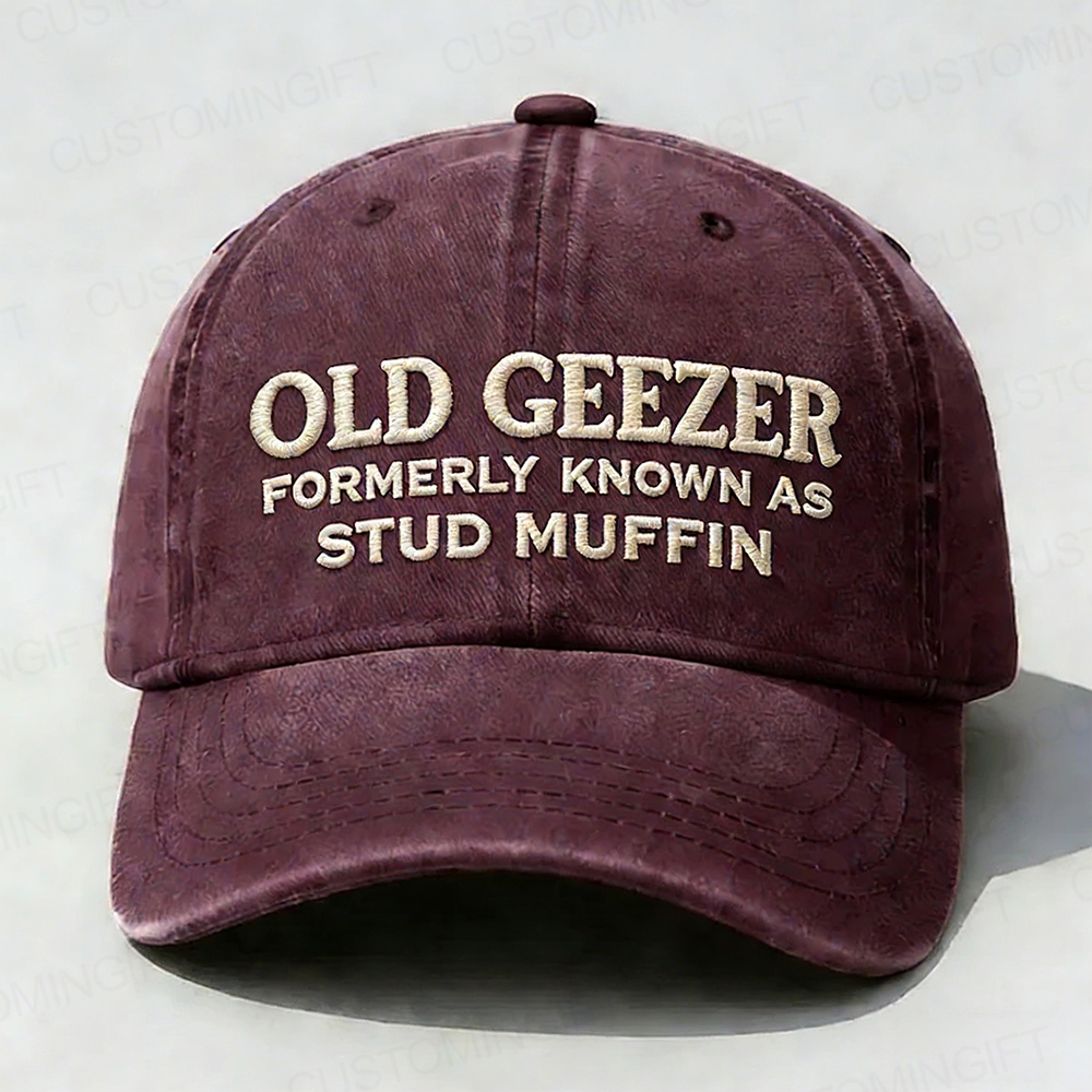 Old Geezer Formerly Known As Stud Muffin Embroidery Cap