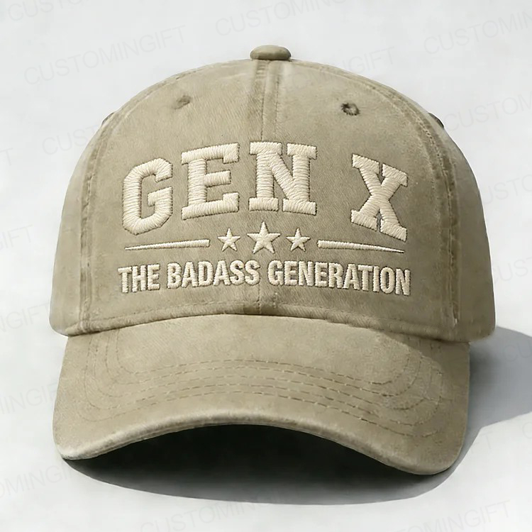 Gen X The Badass Generation Embroidery Cap