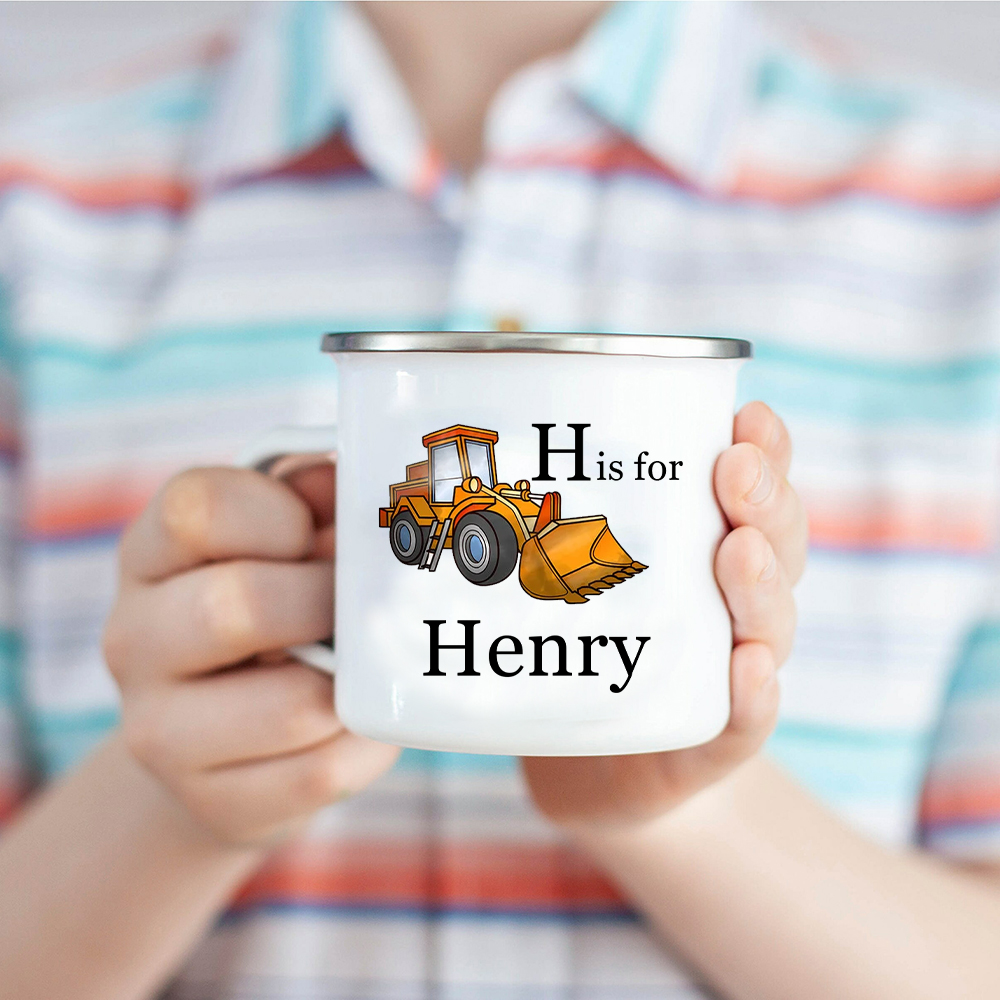 Personalised 12oz Truck Mugs for Kids  | KidMug35