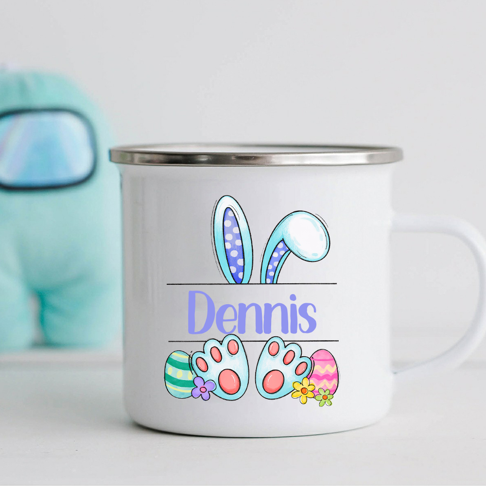 Personalised 12oz Easter Monogram Mugs for Kids  | KidMug41