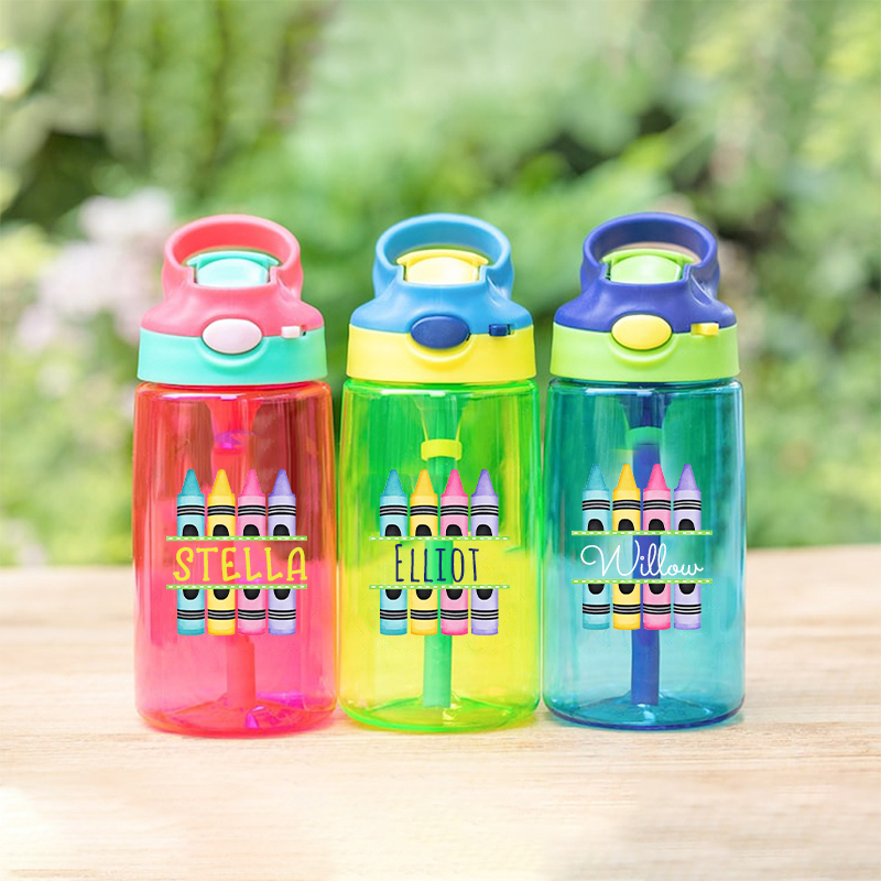 Personalised BPA Free 16oz Kid Water Bottles | YouBottle74