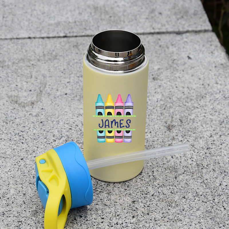 Personalised BPA Free 12oz Kid Water Bottles | YouBottle76