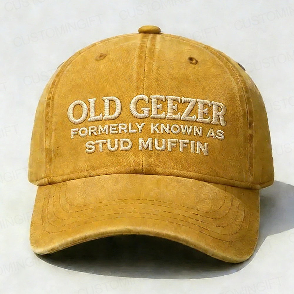 Old Geezer Formerly Known As Stud Muffin Embroidery Cap