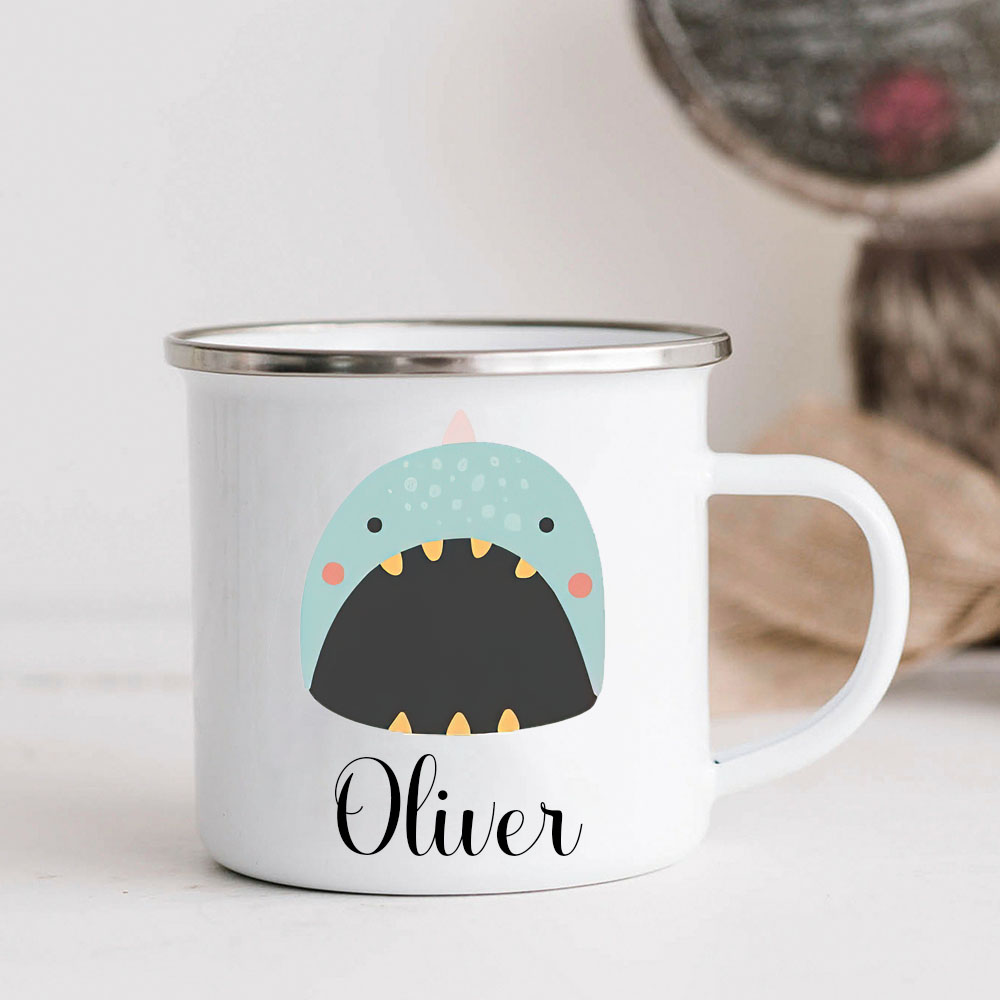 Personalised 12oz Cute Pattern Mugs for Kids  | KidMug37