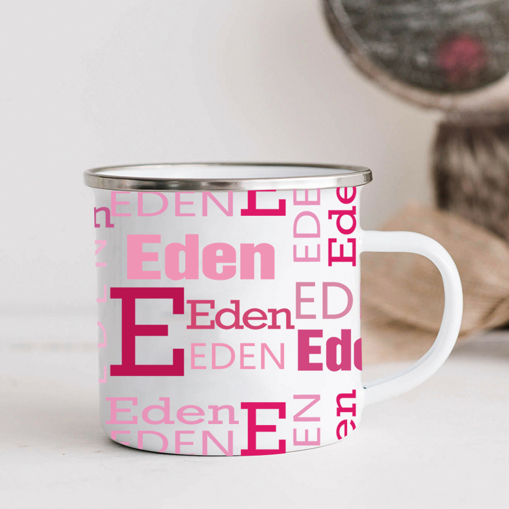 Personalised 12oz Monogram Mugs for Kids  | KidMug38