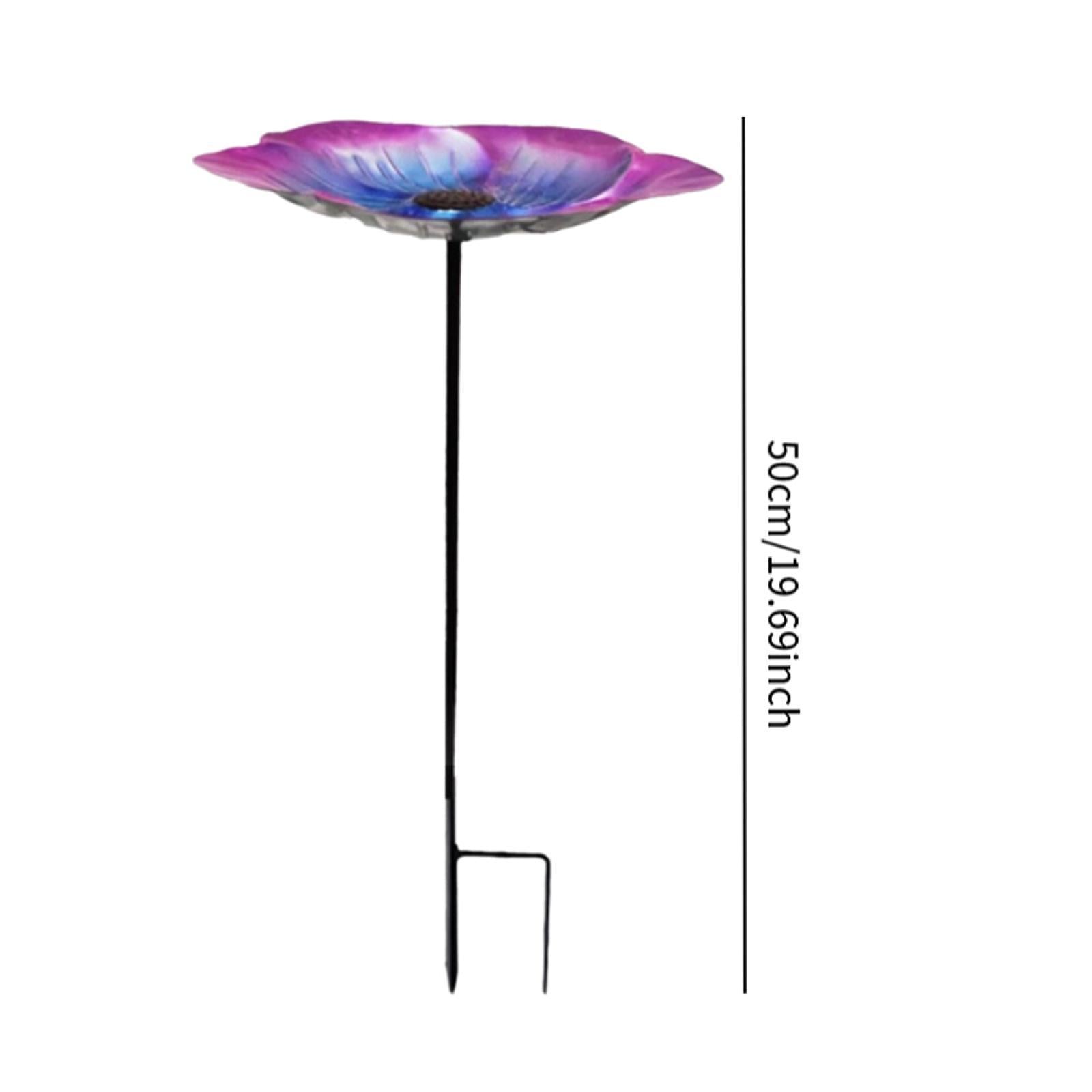 💖🎁2026 Mother's Day Gifts 50% Off--Decorative Bird Bath Detachable Pole Ornament Bird Watcher Gift Multipurpose