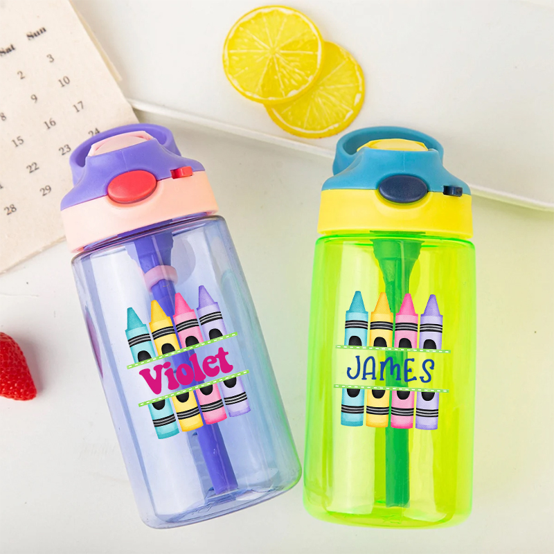 Personalised BPA Free 16oz Kid Water Bottles | YouBottle74