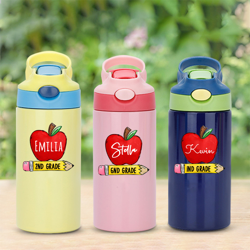 Personalised BPA Free 12oz Kid Water Bottles | YouBottle77