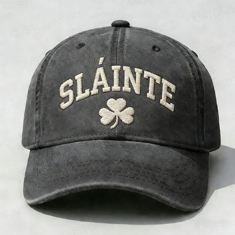 St. Patrick's Day Sláinte Embroidery Cap