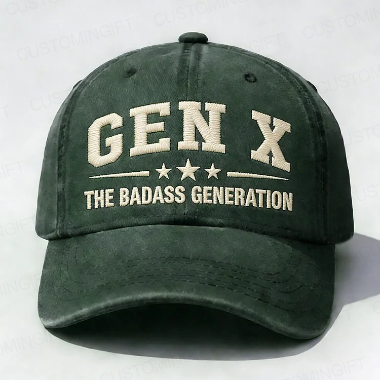 Gen X The Badass Generation Embroidery Cap