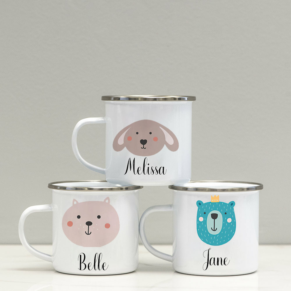 Personalised 12oz Cute Pattern Mugs for Kids  | KidMug37