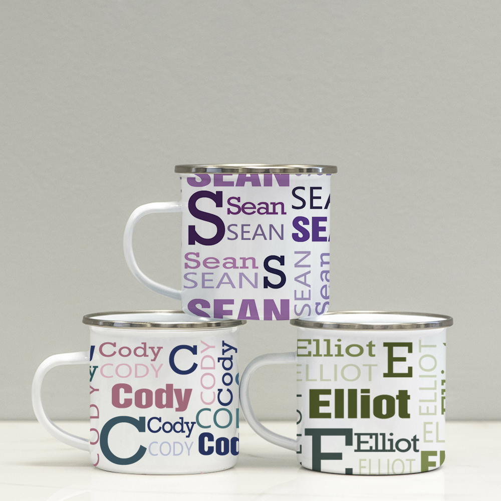 Personalised 12oz Monogram Mugs for Kids  | KidMug38