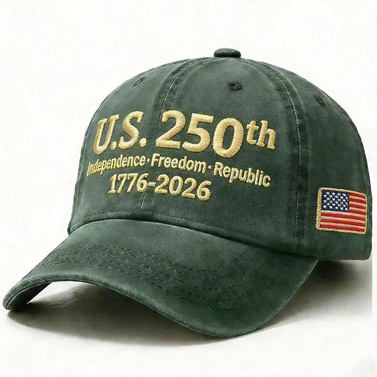 USA 250 Anniversary Embroidery Cap
