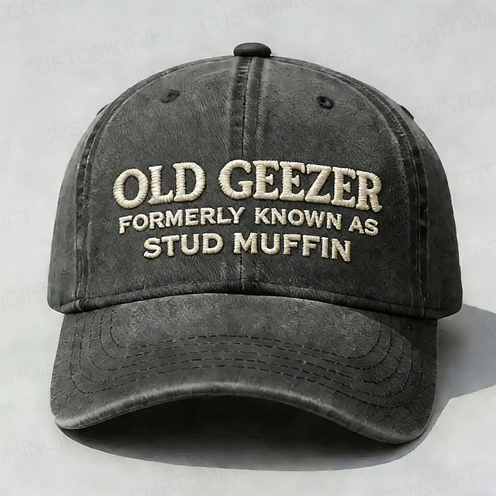 Old Geezer Formerly Known As Stud Muffin Embroidery Cap