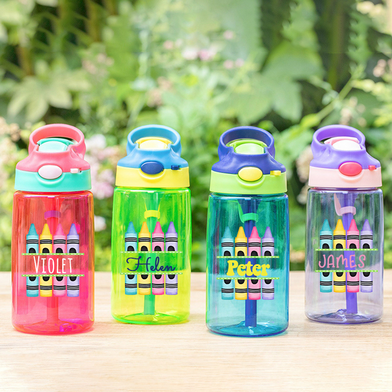 Personalised BPA Free 16oz Kid Water Bottles | YouBottle74