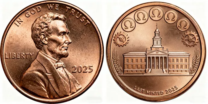 New Arrival "The Last Cent" Commemorative Coin  Set