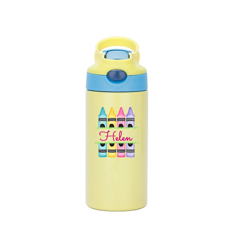 Personalised BPA Free 12oz Kid Water Bottles | YouBottle76