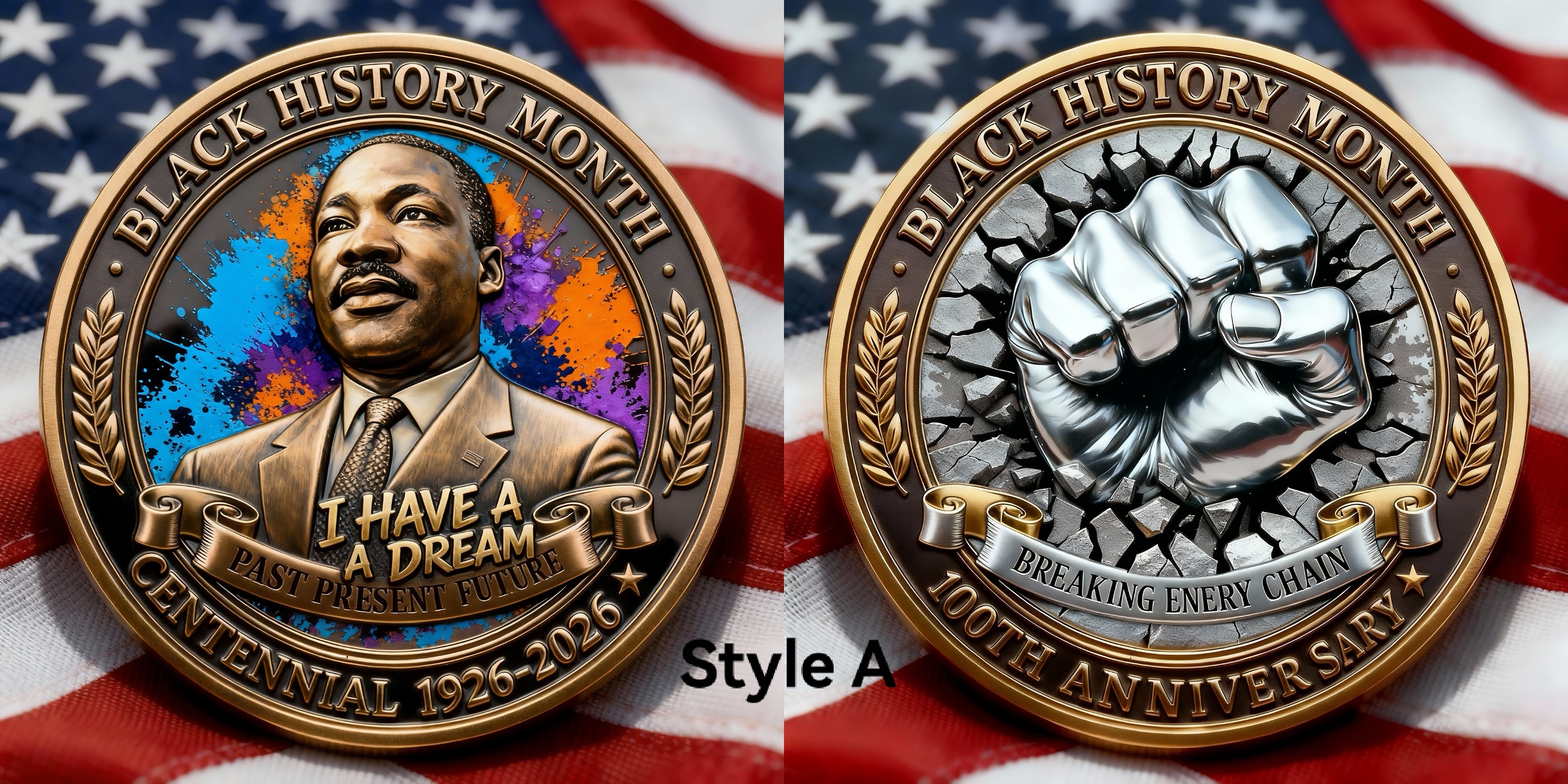 Black History Month Centennial Commemorative Coin Collection (1926–2026)