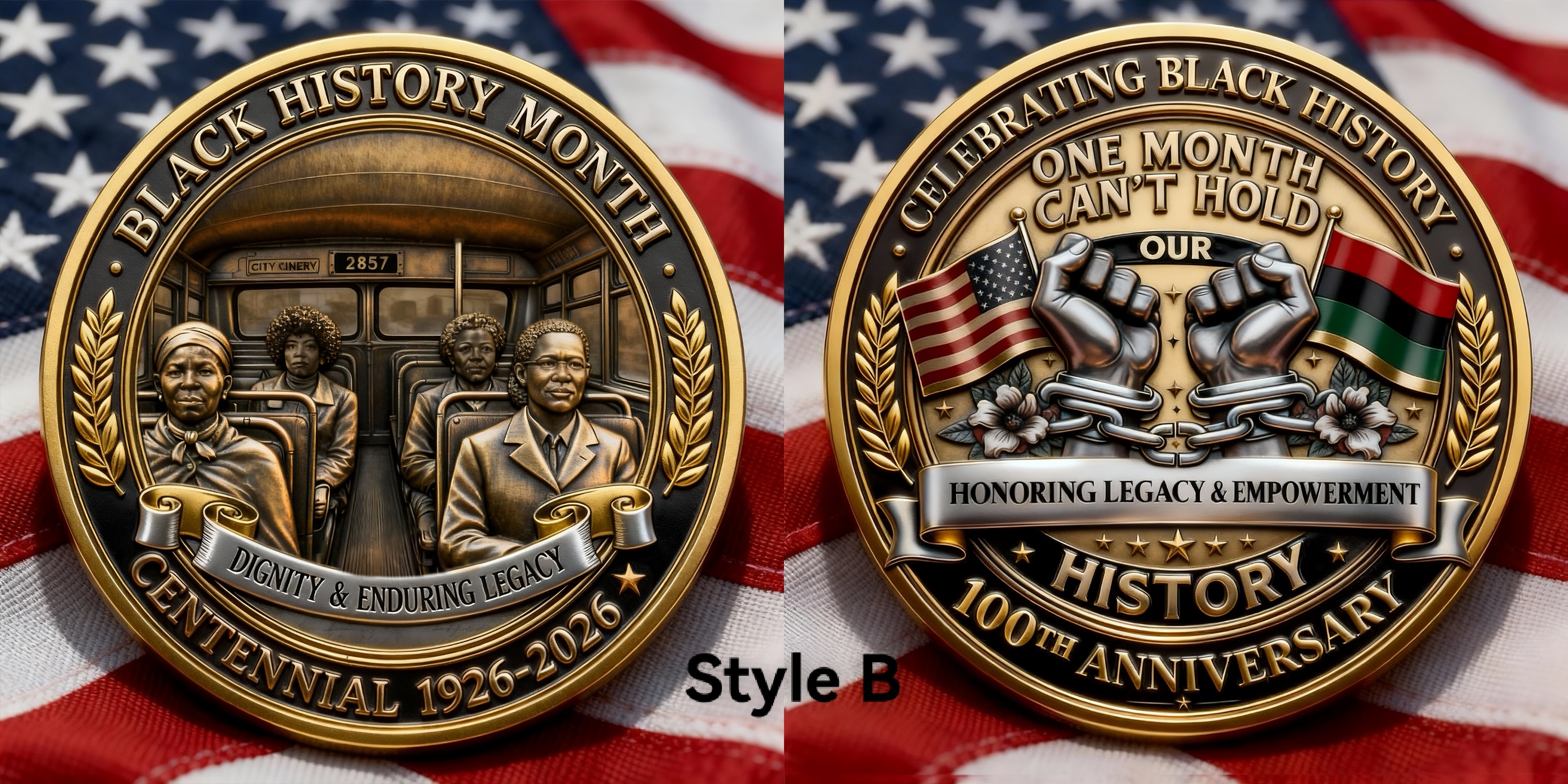 Black History Month Centennial Commemorative Coin Collection (1926–2026)