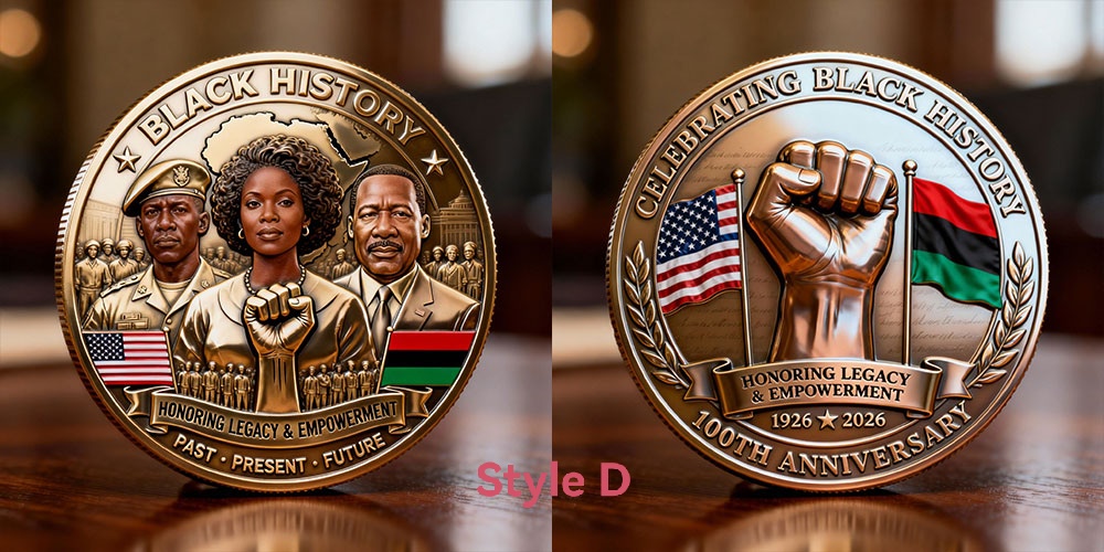 Black History Month Centennial Commemorative Coin Collection (1926–2026)