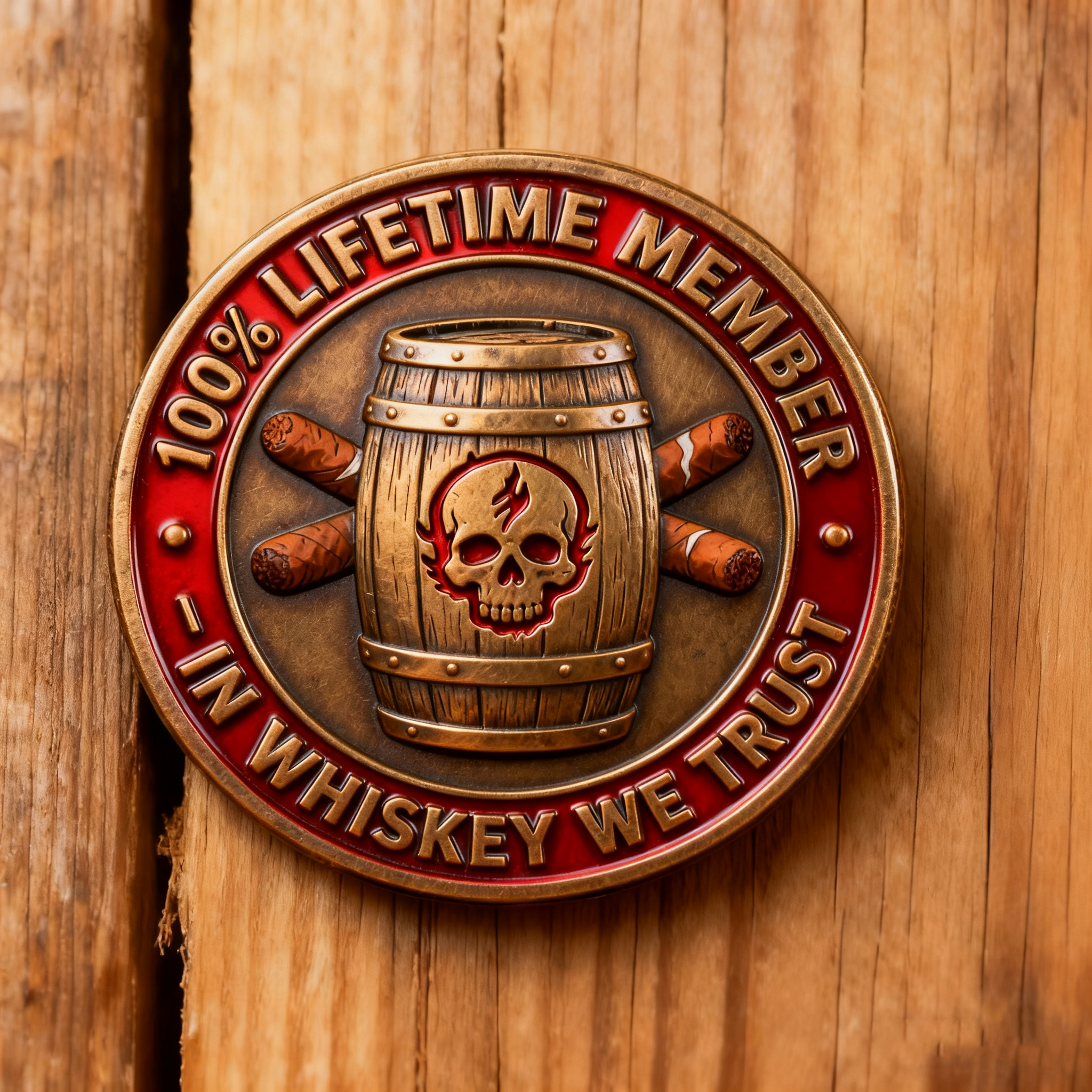 Old Bastards Bourbon Club Commemorative Coin