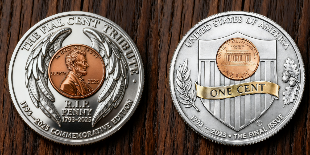 “Last Cent Standing: Commemorate the End of an Era Commemorative Coin”