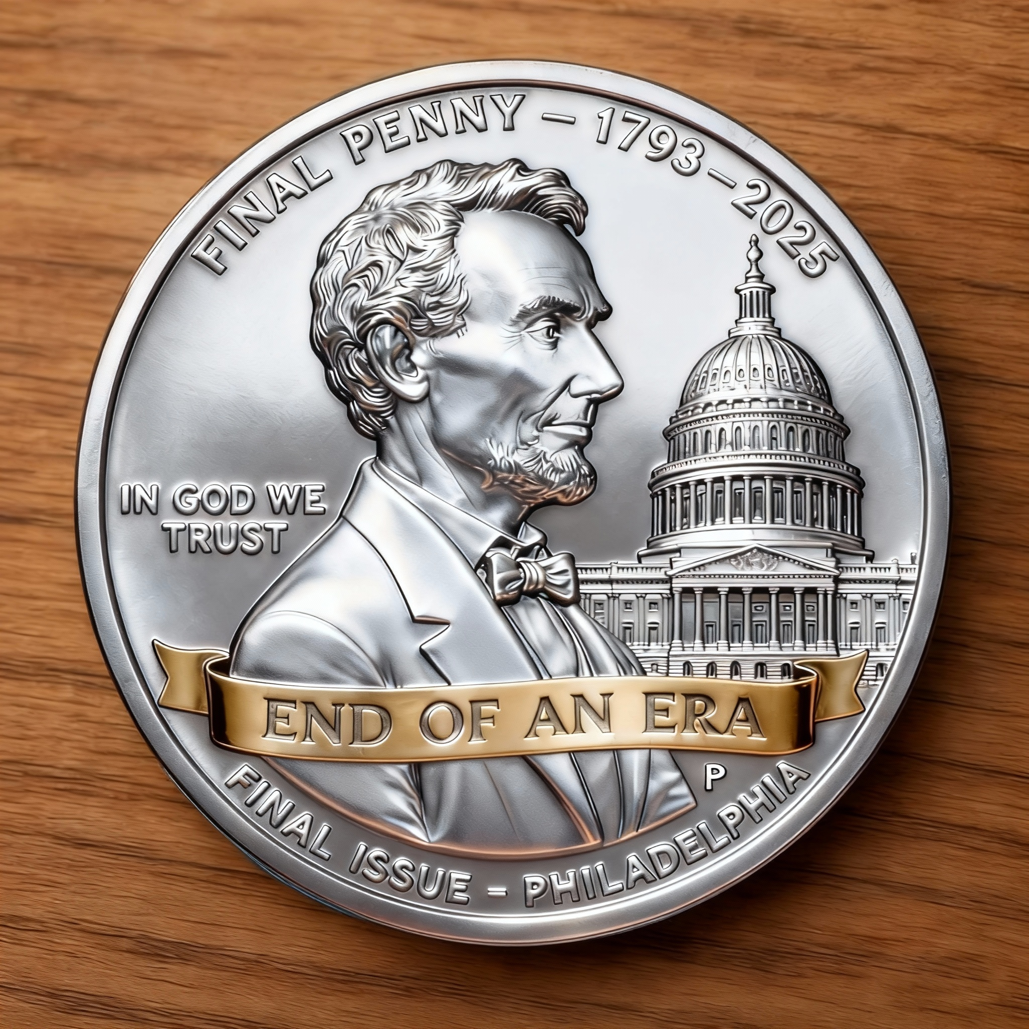 Final Penny: End of an Era Commemorative Coin (1793–2025)