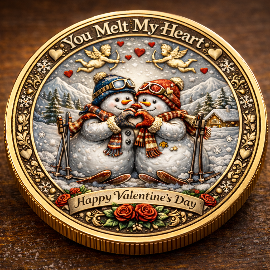 🌹"You Melt My Heart" Valentine's Day Coin