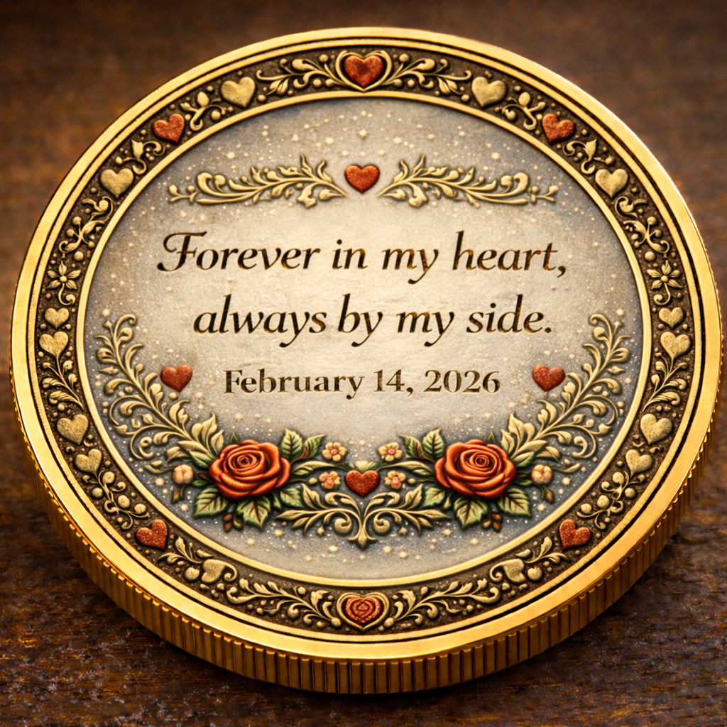🌹"You Melt My Heart" Valentine's Day Coin