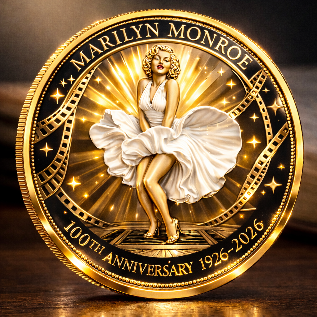 Marilyn Monroe 100th Anniversary Commemorative Coin (1926–2026)
