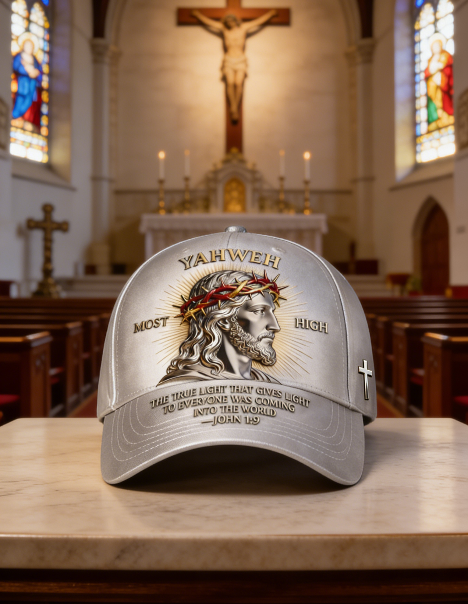 Christian Faith Art Print Hat