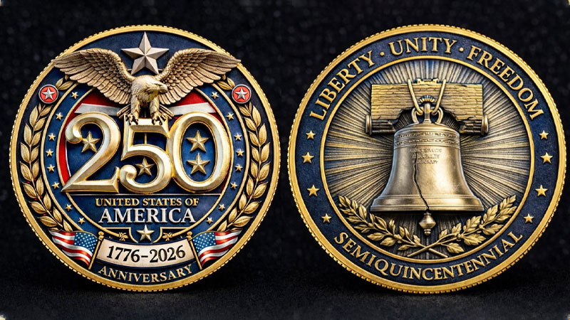 250th Anniversary Commemorative Coin