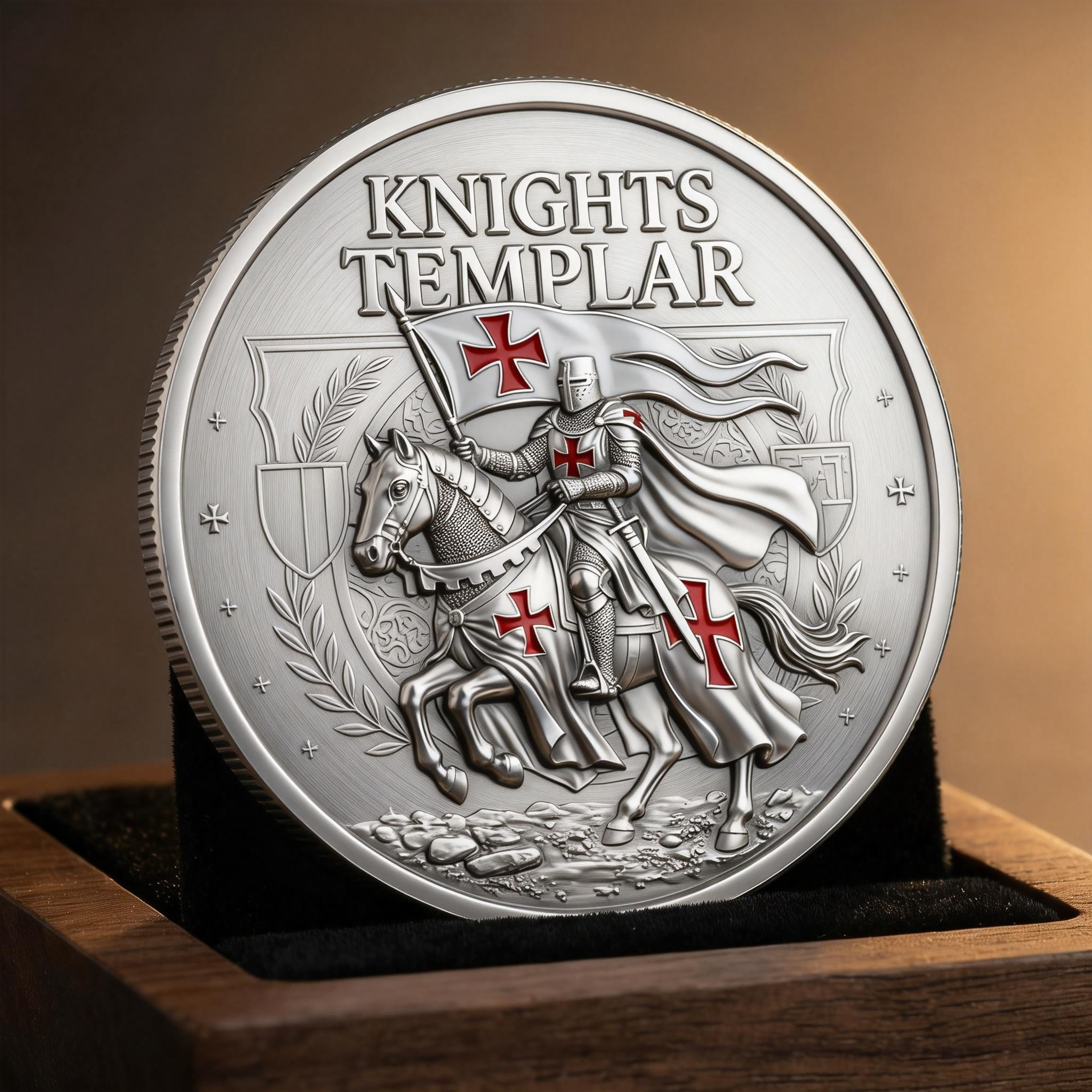 ✝️KNIGHTS TEMPLAR COMMEMORATIVE COIN
