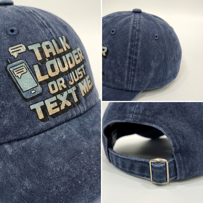 The "Analog Hearing Aid" Cap - Talk Louder Edition