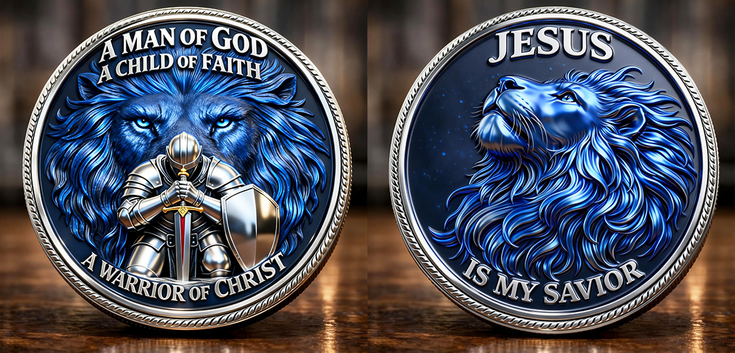 A Man of God Christian Coin