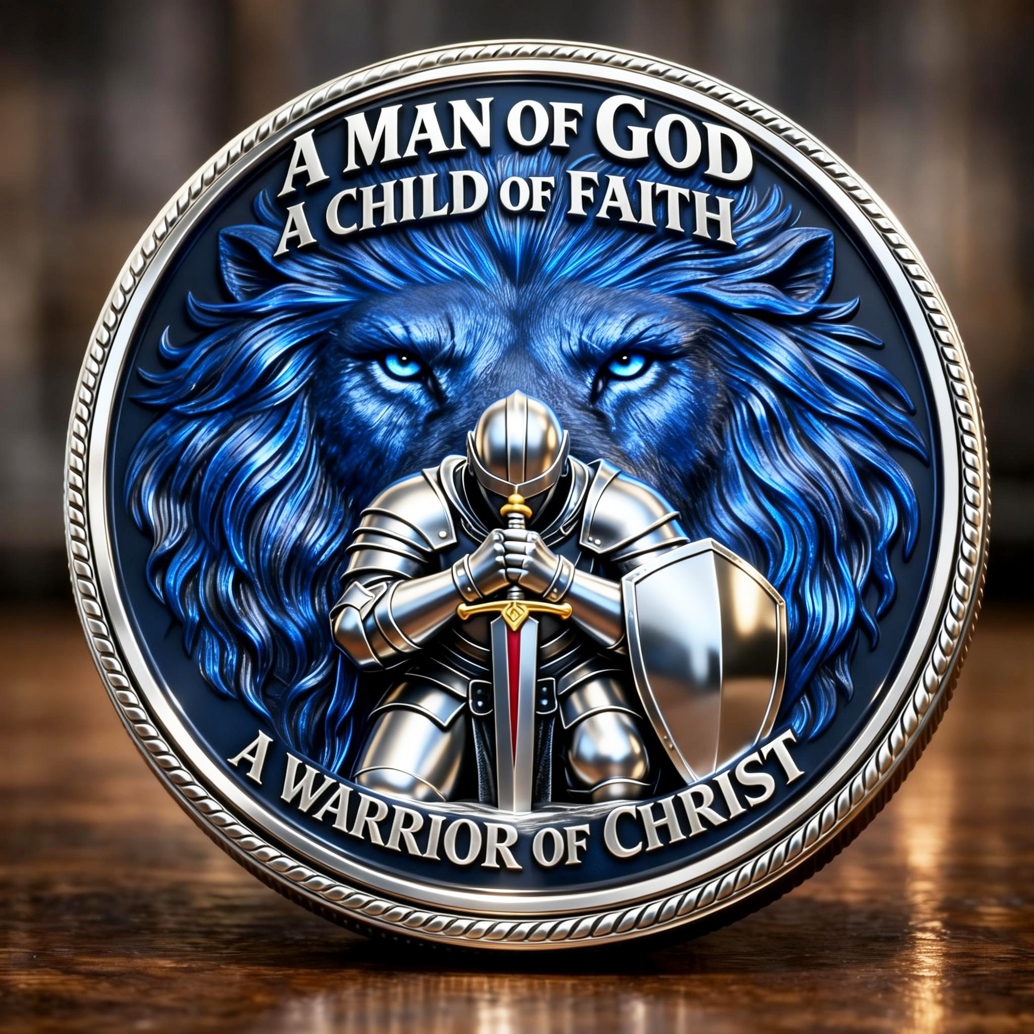 A Man of God Christian Coin