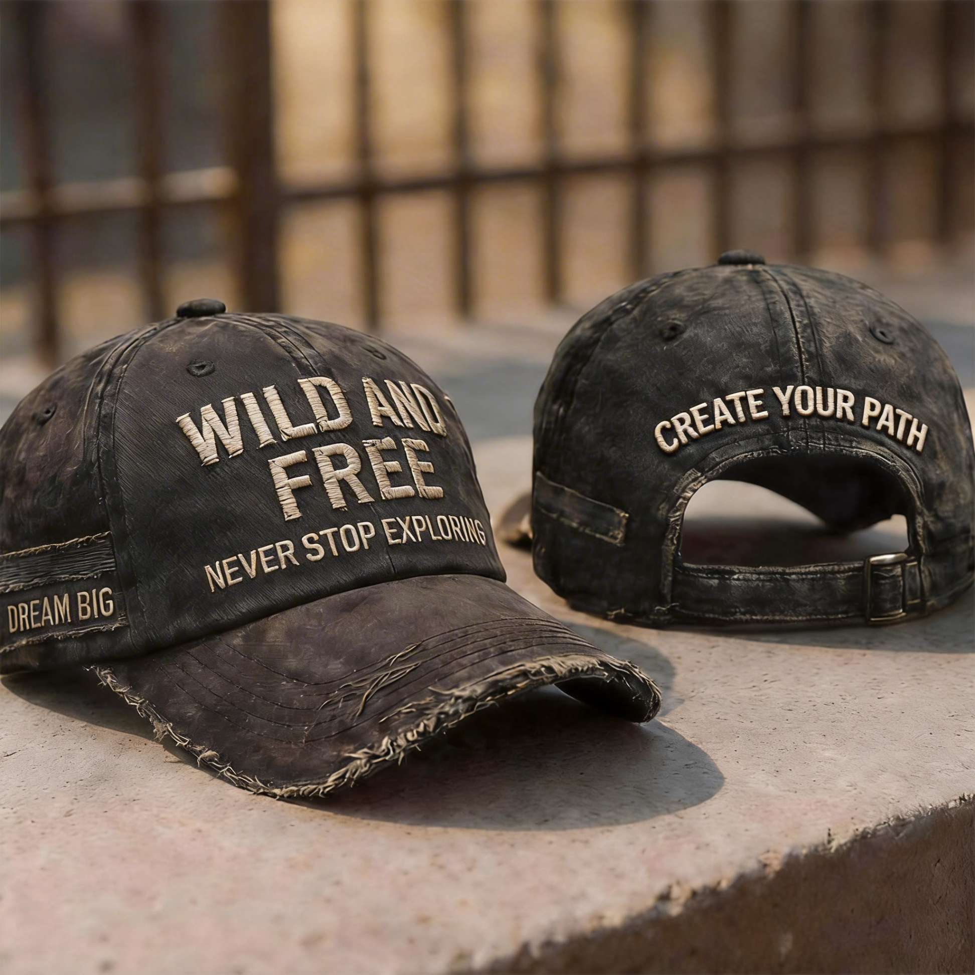 🎉Last Day 50% OFF -WILD AND FREE CAP- Never Stop Exploring