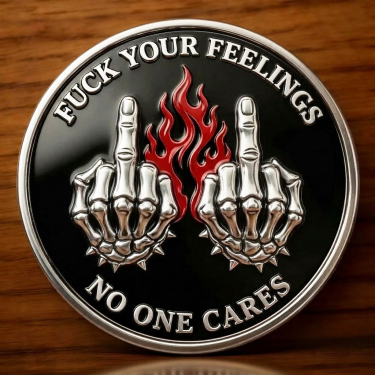 Bad Attitude Skull Coin