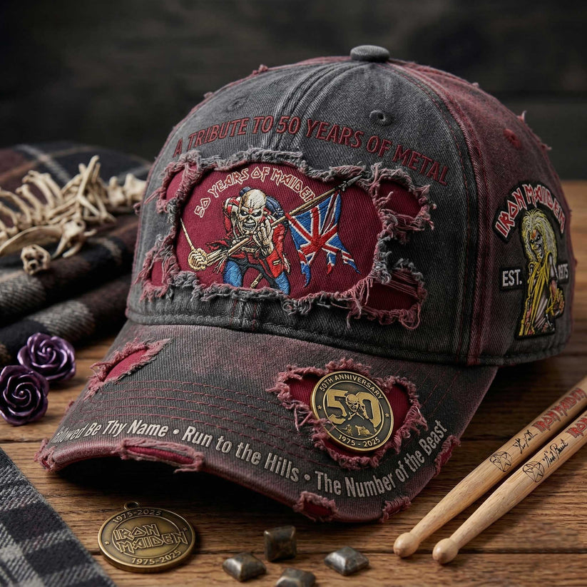 🎉Last Day 49% OFF-Iron Maiden 50th Anniversary Tribute Cap