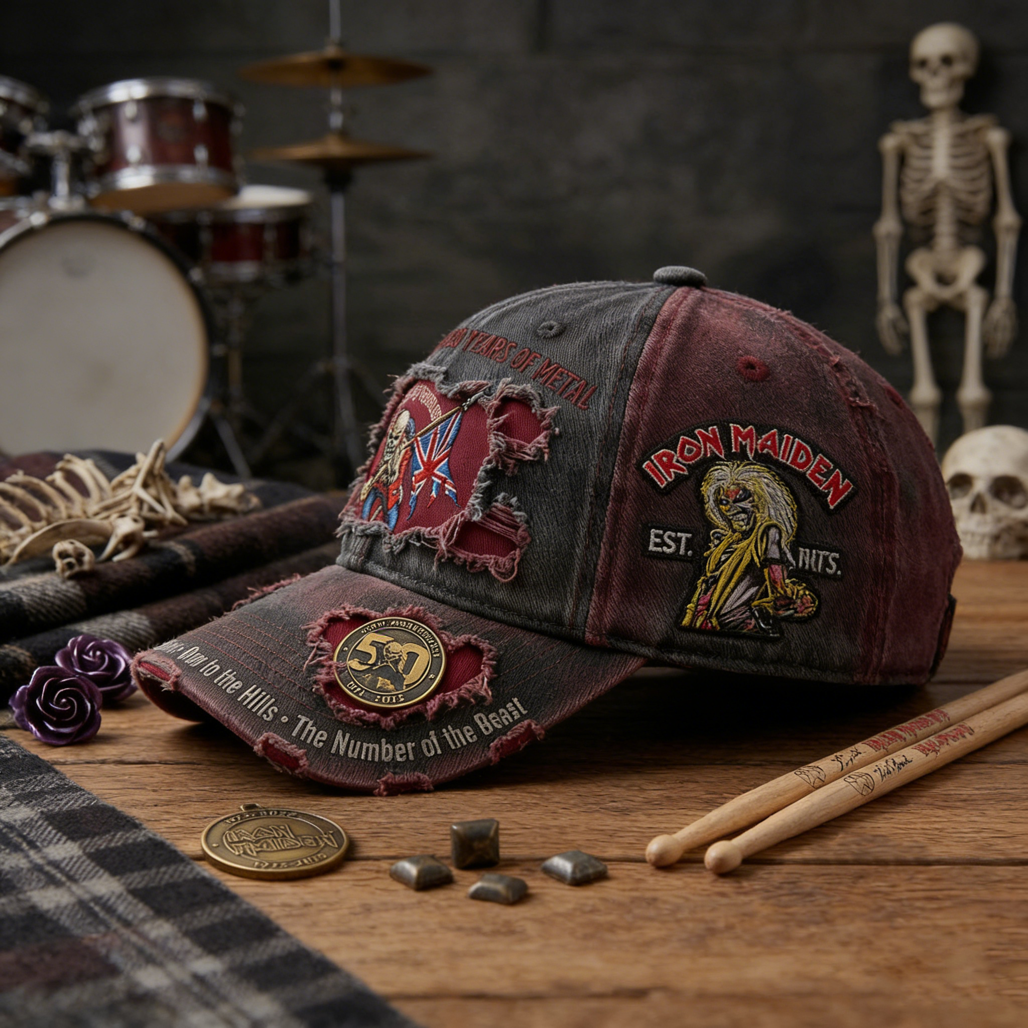 🎉Last Day 49% OFF-Iron Maiden 50th Anniversary Tribute Cap