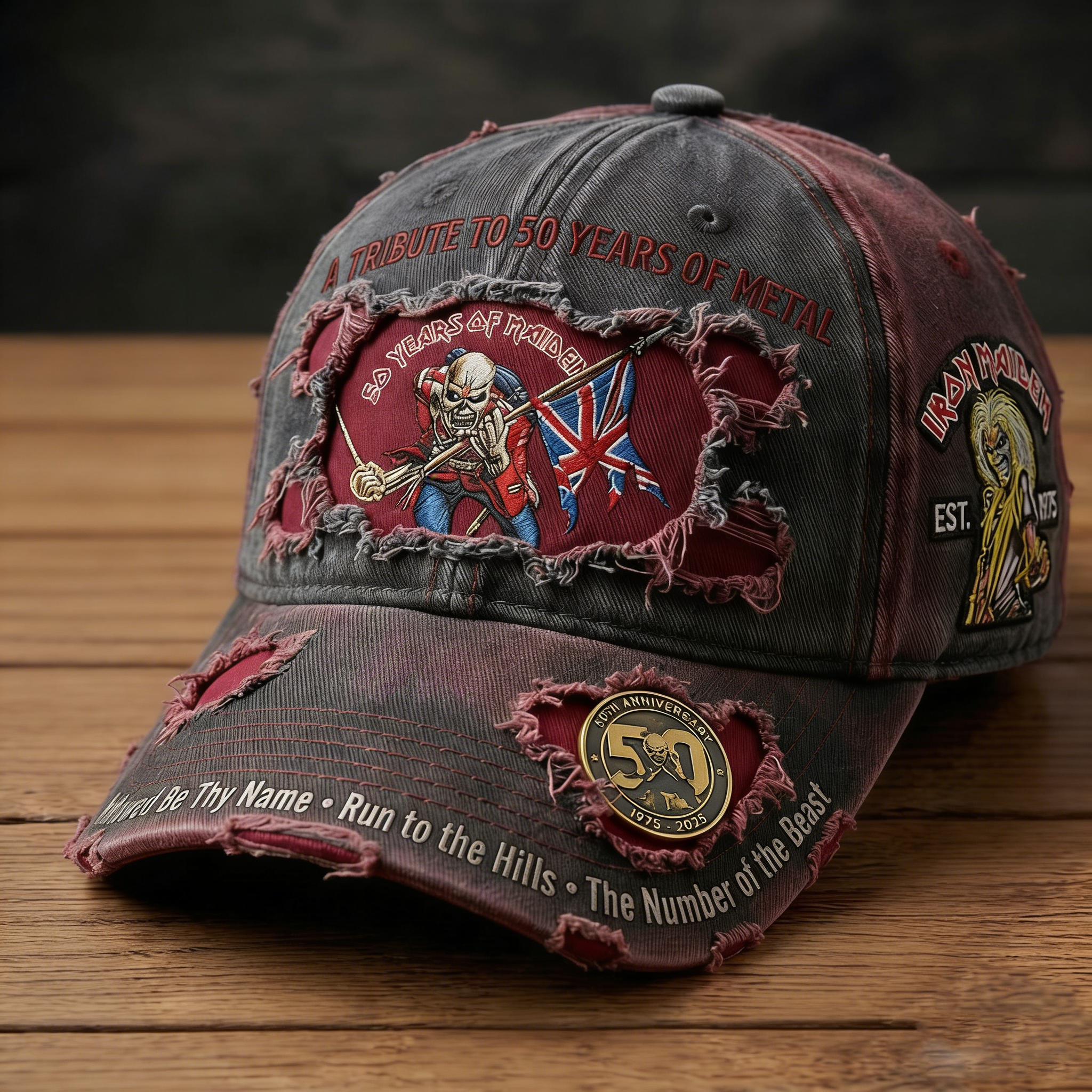 🎉Last Day 49% OFF-Iron Maiden 50th Anniversary Tribute Cap