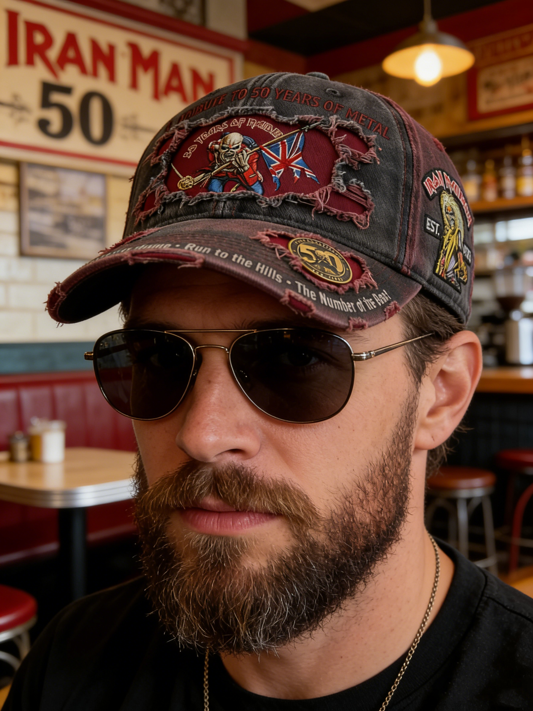 🎉Last Day 49% OFF-Iron Maiden 50th Anniversary Tribute Cap