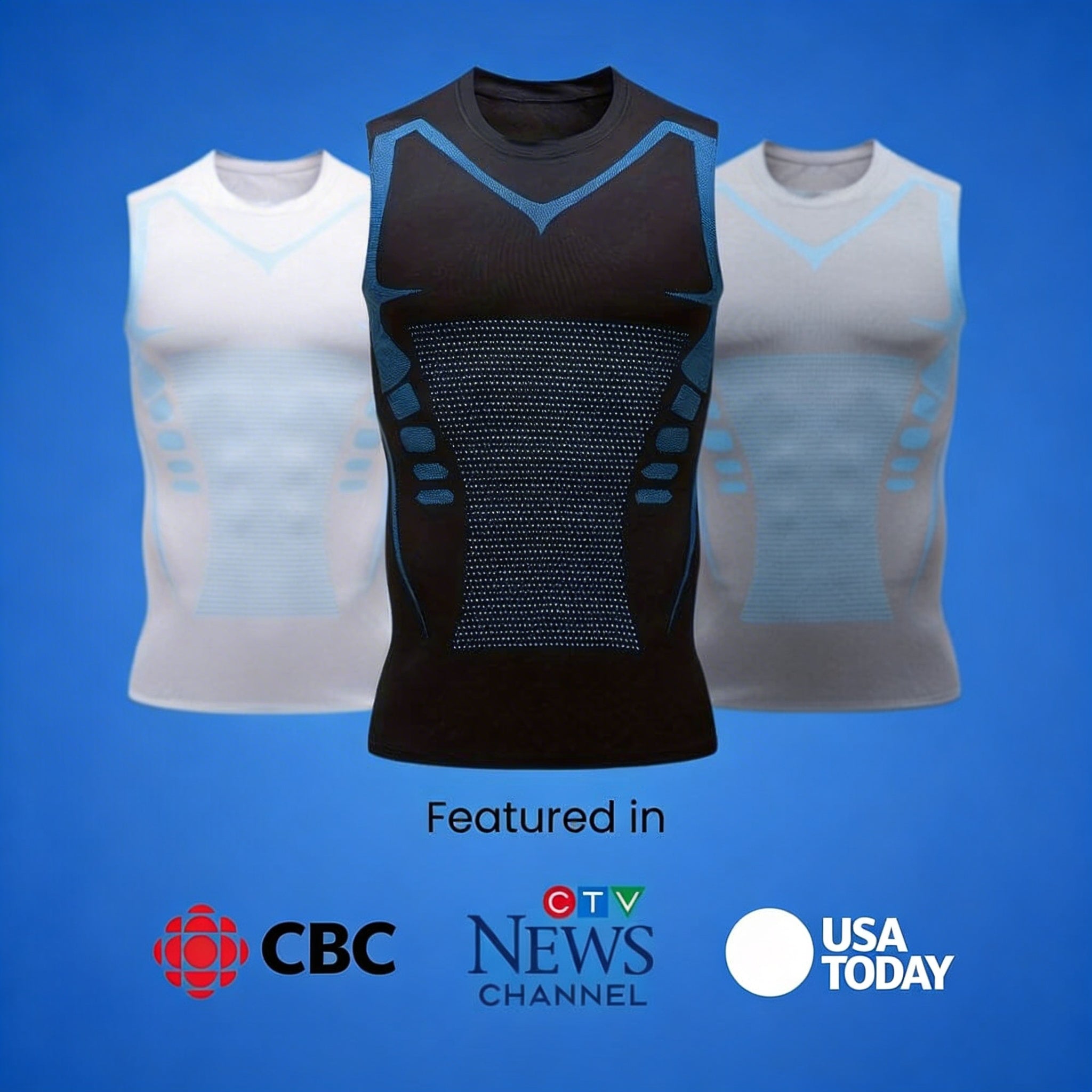 The only 3D compression slimming vest — clinically tested to slim your silhouette by 30% and visibly reduce belly fat in just 30 days.