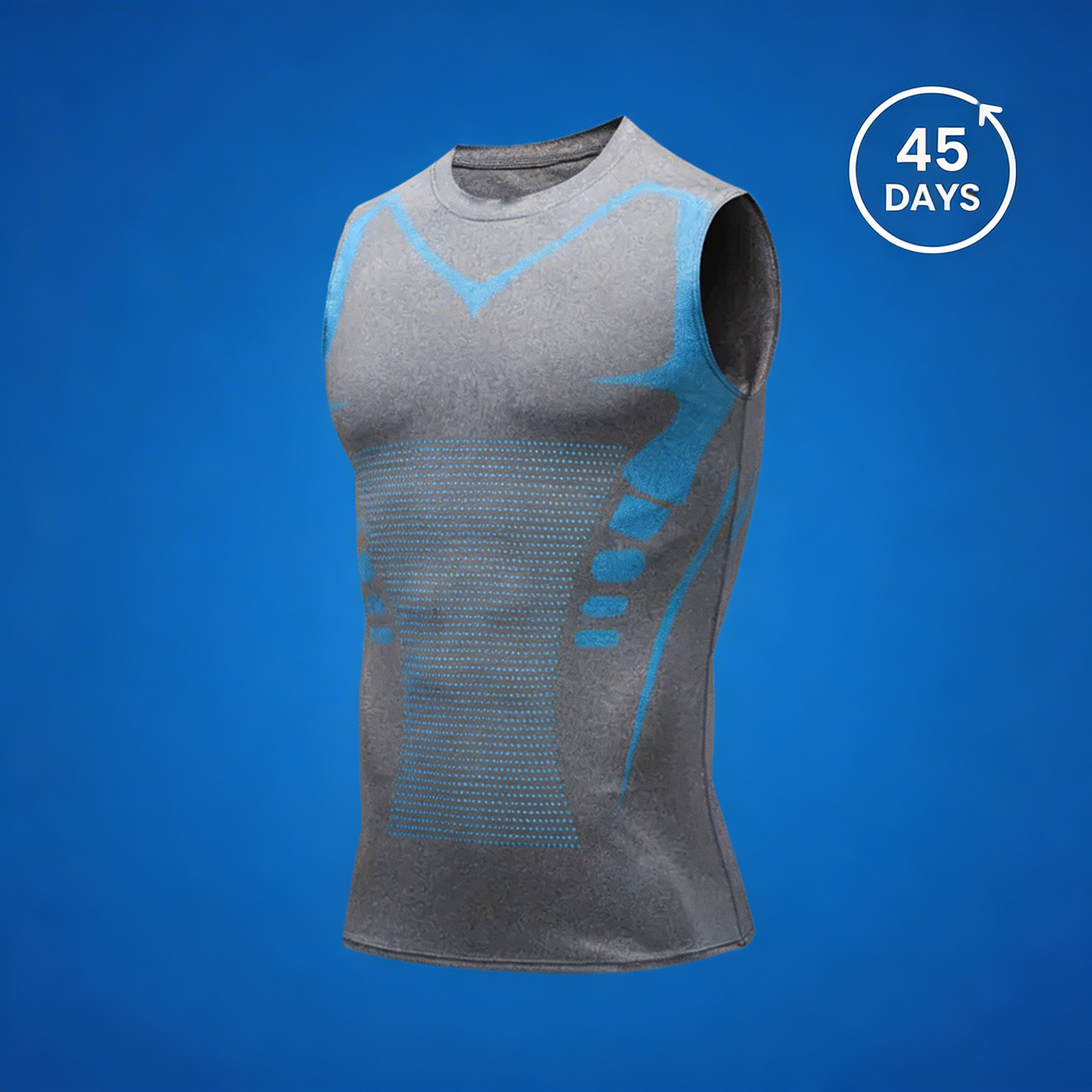 The only 3D compression slimming vest — clinically tested to slim your silhouette by 30% and visibly reduce belly fat in just 30 days.