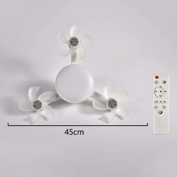 🏆Limited Time Sale 49% OFF!!❄Ceiling Fan Light – 2-in-1 Silent LED with Remote 🌬️💡 Energy-Efficient Airflow & Dimmable Lighting for Bedrooms, Living Rooms & Conservatories 🏡✨