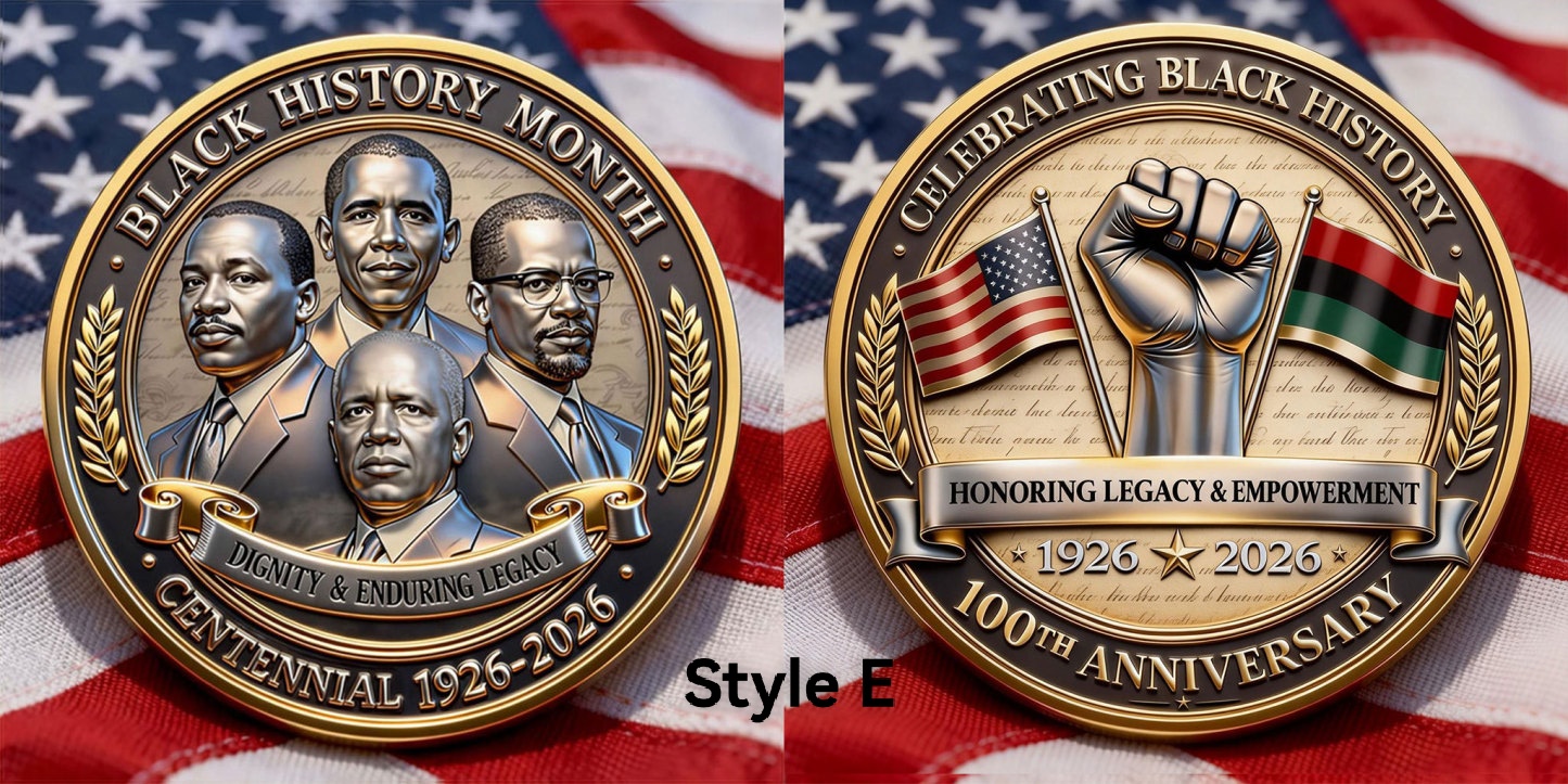 Black History Month Centennial Commemorative Coin Collection (1926–2026)