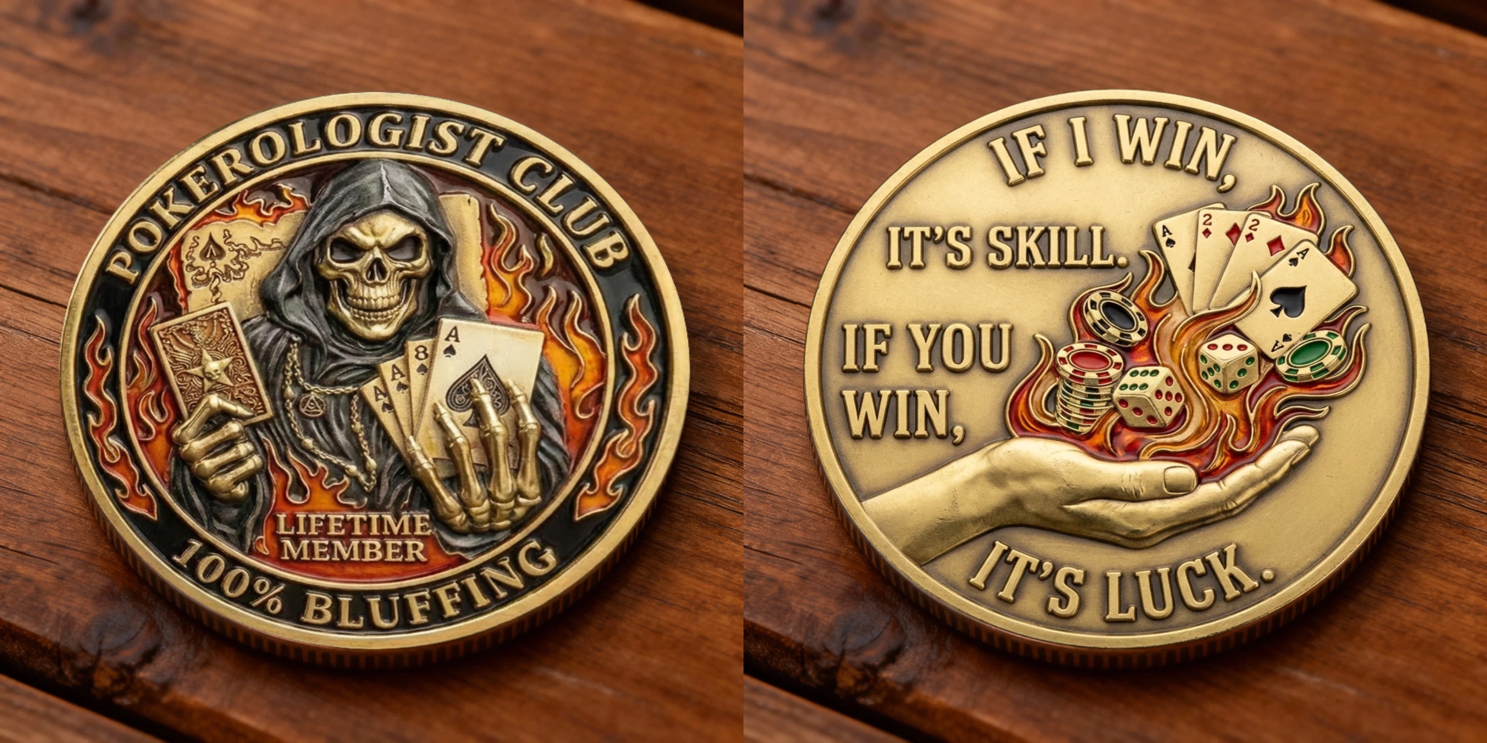 Old Bastards Poker Club Coin Collection